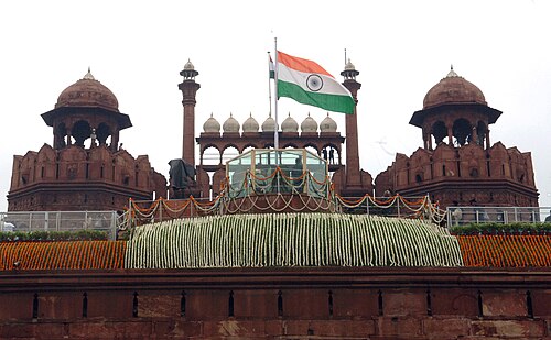 500px a still of red fort, during the 62nd independence day celebrations, in delhi on august 15, 2008