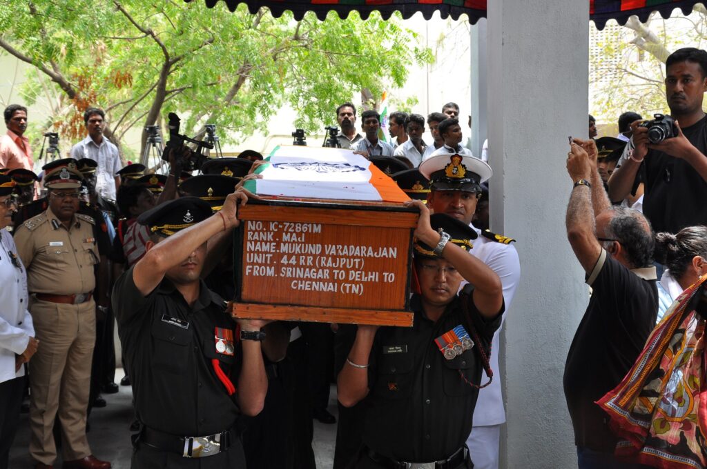 major mukund ceremony